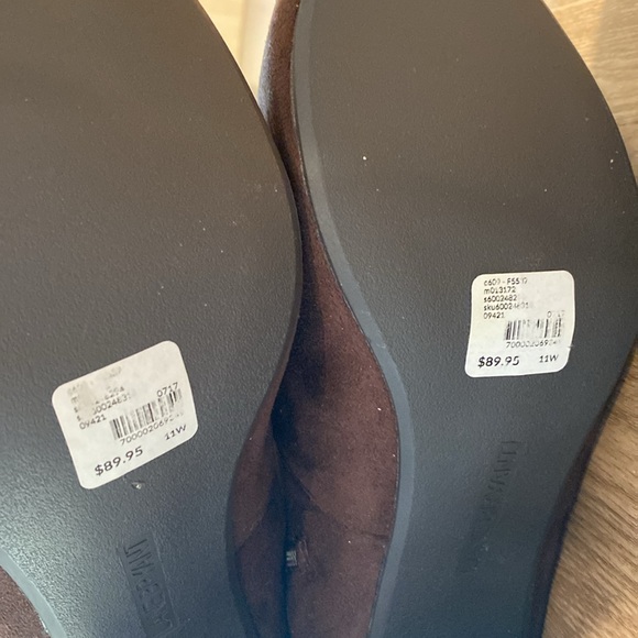 LANE BRYANT SZE 11W BROWN KNEE/Thigh high SUEDE BOOTS - Picture 7 of 11